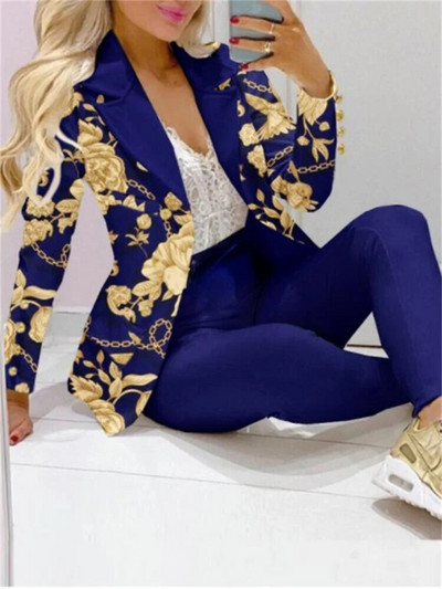 Novo ležerno modno žensko odijelo sa jaknom i hlačama za 2023. Ženska odijela Odijelo s hlačama Žensko proljeće ljeto, elegantni kompleti hlača