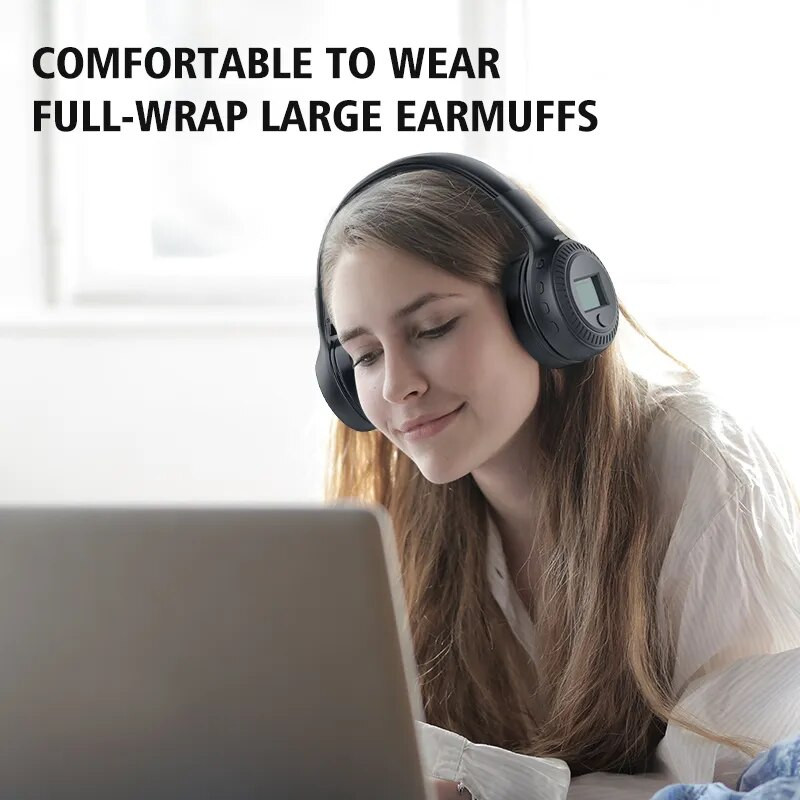 ZEALOT B19 bežične slušalice s FM radiom, Bluetooth slušalice, stereo slušalice s mikrofonom za telefon s računalom, podrška za TF, aux