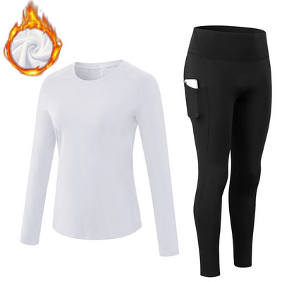 Bezšuvju sporta zāles komplekti Fitnesa sporta kostīmi Sieviešu apģērbi Augsta vidukļa zābaci legingi Sporta krūšturis skriešanas sporta apģērbs jogas komplekts