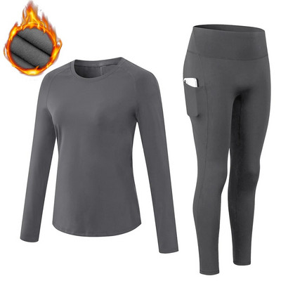 Bezšuvju sporta zāles komplekti Fitnesa sporta kostīmi Sieviešu apģērbi Augsta vidukļa zābaci legingi Sporta krūšturis skriešanas sporta apģērbs jogas komplekts