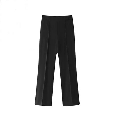 Komplet hlača 2023 Novo jesensko žensko odijelo Blazer chic uredski uredski komplet hlača s uskim remenom Komplet hlača od 2 komada za ulične zabave za mlade žene