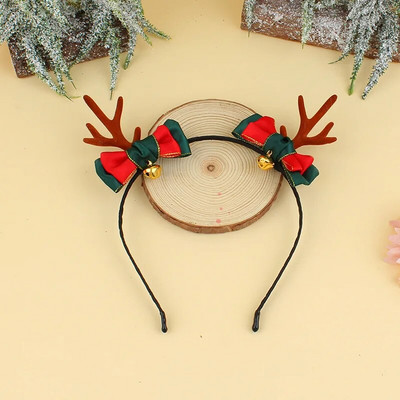 Karácsonyi agancs haj karika flitteres jávorszarvas fülek masni fej csat támasz Díszítések hajkiegészítők gyerekeknek felnőtt karácsonyi buli fejfedők