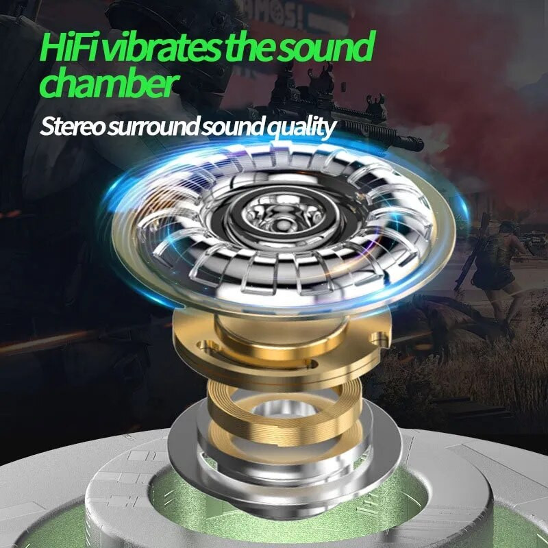 Gaming Headset Inear Wired With Wheat Esports Pubg Mobile Game Computer Mobile Phone Universal Listening Sound Recognition Pos