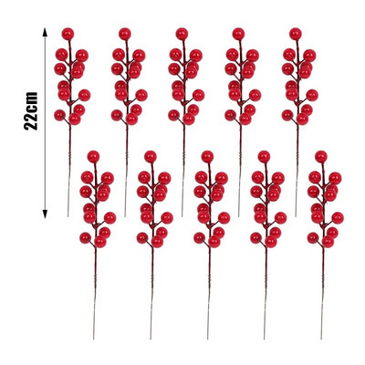 10db Művirágok Eukaliptusz Levelek Barkácsolás Esküvő Lakásdekoráció Hamis növények Újévi karácsonyi díszek Arany Levél