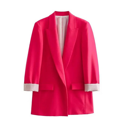 Novi ženski komplet hlača Jesen 2023. Novi ženski blejzeri 2-dijelni set Ležerne ravne hlače Ulično elegantno uredsko odijelo Modni komplet za mlade