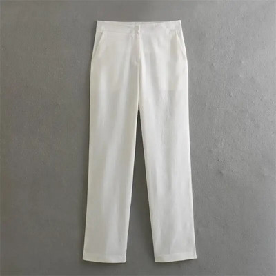 Novi ženski komplet hlača Jesen 2023. Novi ženski blejzeri 2-dijelni set Ležerne ravne hlače Ulično elegantno uredsko odijelo Modni komplet za mlade