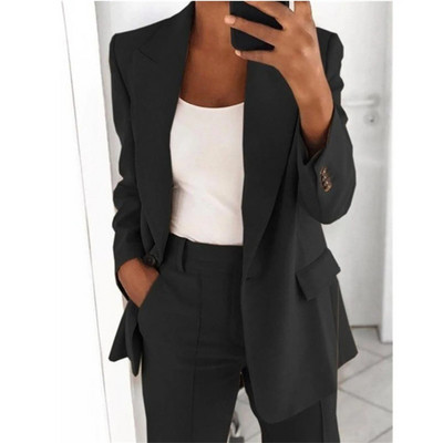Naiste bleisertop Elegantne sportlik suvine liibuv jope ülikond jakk Business Oversize dresssuit Office Daami pluus mantlid