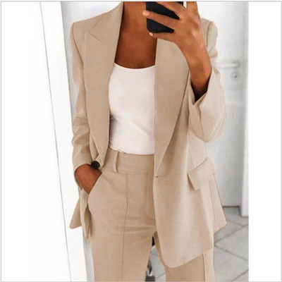 Naiste bleisertop Elegantne sportlik suvine liibuv jope ülikond jakk Business Oversize dresssuit Office Daami pluus mantlid