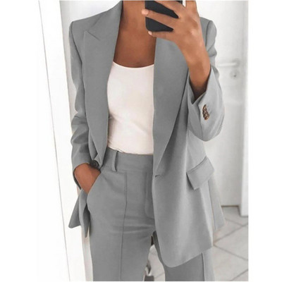 Naiste bleisertop Elegantne sportlik suvine liibuv jope ülikond jakk Business Oversize dresssuit Office Daami pluus mantlid