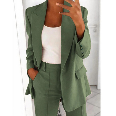 Naiste bleisertop Elegantne sportlik suvine liibuv jope ülikond jakk Business Oversize dresssuit Office Daami pluus mantlid