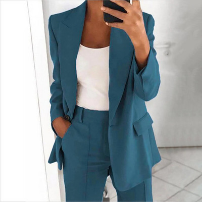 Naiste bleisertop Elegantne sportlik suvine liibuv jope ülikond jakk Business Oversize dresssuit Office Daami pluus mantlid