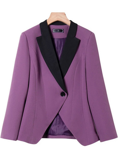 Yitimuceng 2-dijelni kompleti uredske odjeće Ženska vintage 2023. Nova jakna s otvorenim ovratnikom s otvorenim ovratnikom Ležerna odijela s hlačama visokog struka