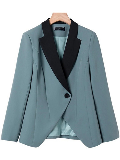 Yitimuceng 2-dijelni kompleti uredske odjeće Ženska vintage 2023. Nova jakna s otvorenim ovratnikom s otvorenim ovratnikom Ležerna odijela s hlačama visokog struka