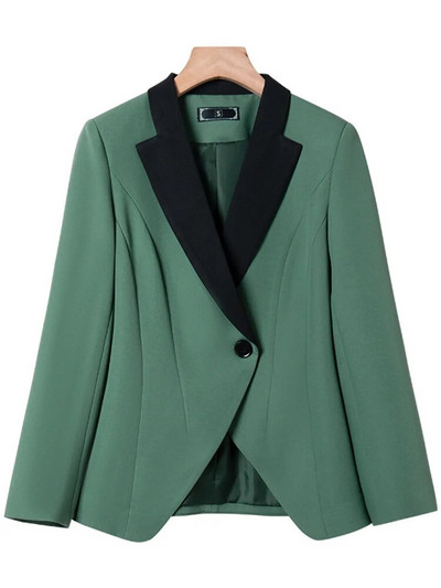 Yitimuceng 2-dijelni kompleti uredske odjeće Ženska vintage 2023. Nova jakna s otvorenim ovratnikom s otvorenim ovratnikom Ležerna odijela s hlačama visokog struka