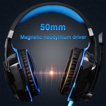 KOTION EACH G2000 Gaming Headset Deep Bass Stereo Ενσύρματο υπολογιστή LED φωτιζόμενα ακουστικά με μικρόφωνο για PS4 XBOX PC Gamer