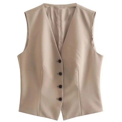 Yitimuceng brīvi trīsdaļīgi komplekti biroja apģērbam sievietēm, 2023. gada jauns modes žakete ar garām piedurknēm, eleganti pogām vestes, vintage bikškostīmi