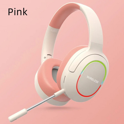 Bluetooth austiņas spēļu austiņas bezvadu austiņas ar mikrofonu priekš iPhone Xiaomi Kids datora austiņu atbalsts TF kartes Ziemassvētku dāvanas