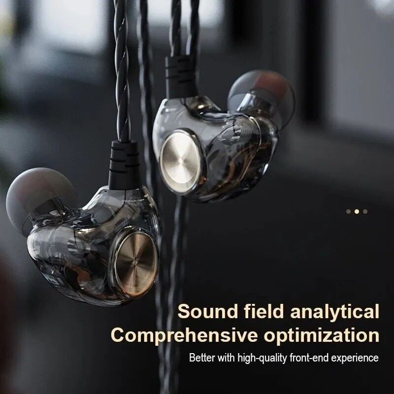 Android Mobilni telefon DrivebyWire Slušalice Metal Heavy Bass Računalo PC Slušalice Inear Sportske slušalice