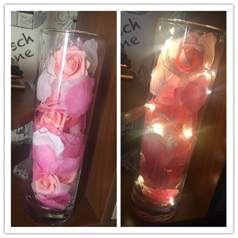 Jeftini buket ruža od višebojne pjene od 20 komada, umjetni buket ruža, ručno rađena svadbena dekoracija doma, spomenar za svečane zabave