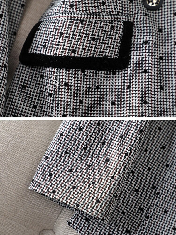 Uus saabumine, hall naiste pükskostüüm, naiste pükskostüüm, pikkade varrukatega tööriietus, bleiser ja püksid, pidulik 2-osaline komplekt sügistalveks