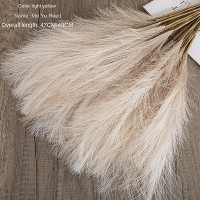 50 cm flori artificiale stuf iarbă de pampas INS simulare vânt flori de decorare pentru casa decor nunta decorare flori