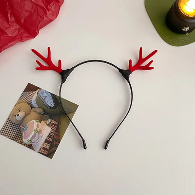 Ziemassvētku galvassega Ziemeļbriežu ragi Ragas Ziedu Matu Lentes Galvassegas Bērniem Pieaugušajiem Jaungada Navidad Party Helovīna Cosplay