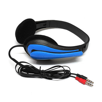 Монтирани на главата с микрофон Слушалки Стерео стерео слушалки Кабелен режим за компютърни геймъри Слушалки за игри
