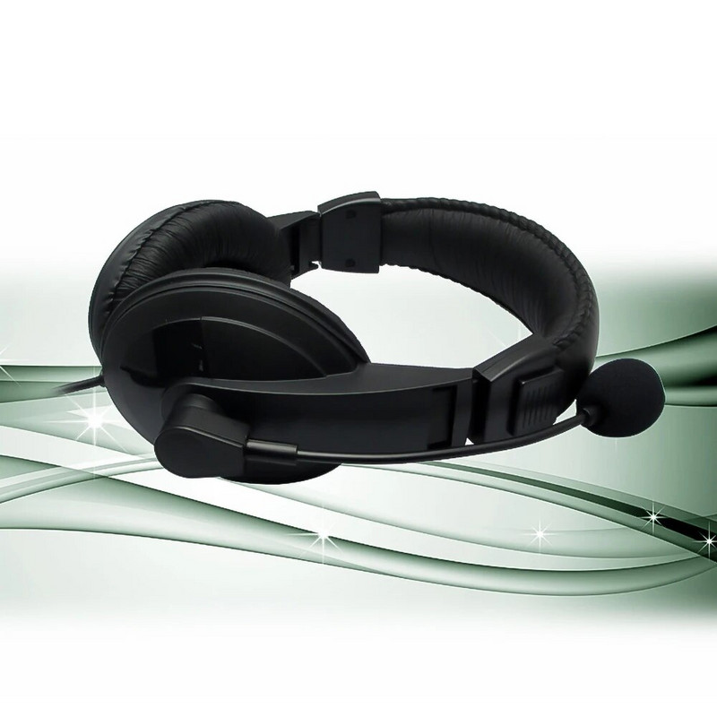 3,5 MM žičane slušalice za igrice, stereo slušalice s dubokim basom i mikrofonom, AUX traka za glavu na uvlačenje za prijenosno računalo