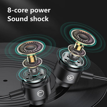 Μαγνητική αναρρόφηση Ενσύρματο ακουστικό gaming HiFi Bass Stereo L Jack 3,5mm Type-C Ακουστικά μουσικής για τηλέφωνο Ακουστικά μικροφώνου υπολογιστή
