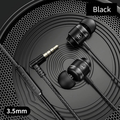 Magnētiskās sūkšanas vadu spēļu austiņas HiFi Bass Stereo L ligzda 3,5 mm Type-C Austiņas Mūzikas austiņas Tālrunim Datora mikrofona austiņas