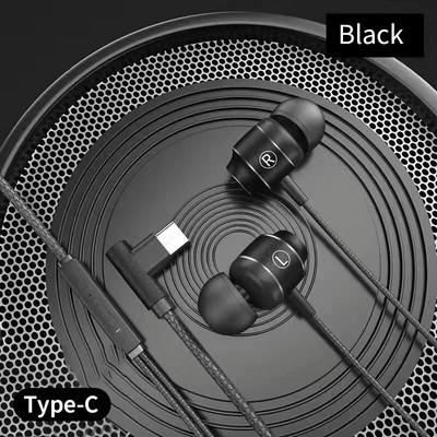 Magnētiskās sūkšanas vadu spēļu austiņas HiFi Bass Stereo L ligzda 3,5 mm Type-C Austiņas Mūzikas austiņas Tālrunim Datora mikrofona austiņas