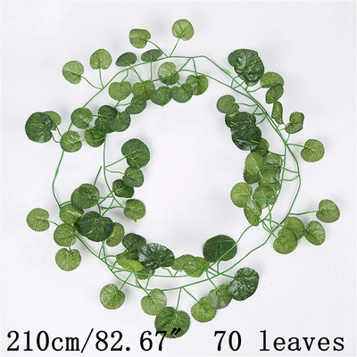 Zelena loza Umjetne biljke Kućni dekor Viseće lažno cvijeće Girlande Lišće Uradi sam za svatove Soba Ukras vrta Vanjski