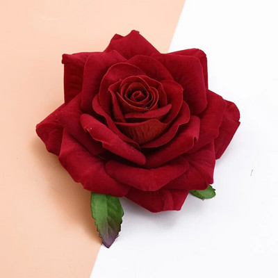 10Pcs 10CM Roses Head Wedding Decorative Biljke Zidni Diy Božićni ukrasi za dom Nevjesta Broš Umjetno cvijeće Jeftino