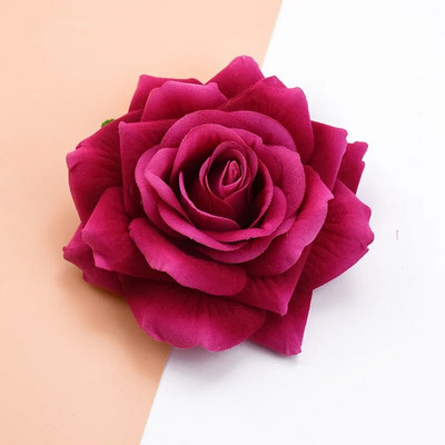10Pcs 10CM Roses Head Wedding Decorative Biljke Zidni Diy Božićni ukrasi za dom Nevjesta Broš Umjetno cvijeće Jeftino