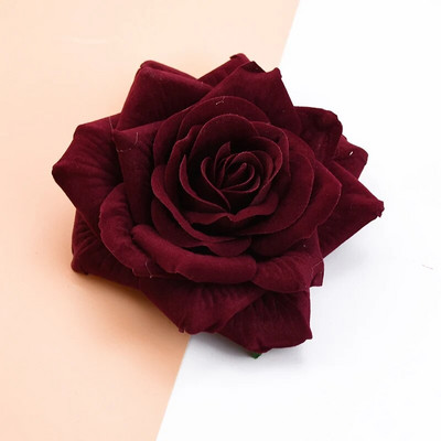 10Pcs 10CM Roses Head Wedding Decorative Biljke Zidni Diy Božićni ukrasi za dom Nevjesta Broš Umjetno cvijeće Jeftino