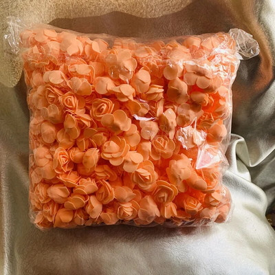 Lot 500Pcs Promjer 3cm Ruža od pjene Umjetno cvijeće Kutija za darove Diy Vjenčanje Božićni kućni dekor umjetnički materijali