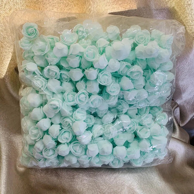 Lot 500Pcs Promjer 3cm Ruža od pjene Umjetno cvijeće Kutija za darove Diy Vjenčanje Božićni kućni dekor umjetnički materijali