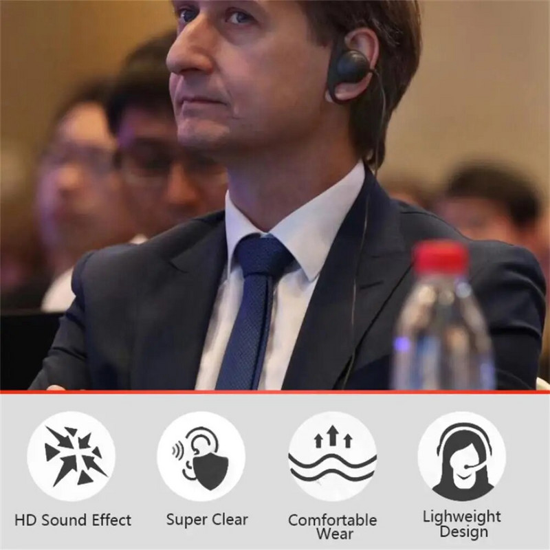 D formos minkštos ausinės su kabliuku, 3,5 mm kištukas, dviejų kanalų vienos pusės ausinės Nešiojamajam kompiuteriui Skype Voip Icq priedai