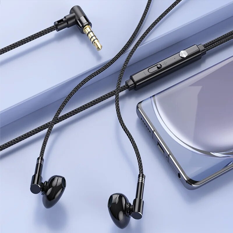 KUTOU slušalice 3.5MM In-Ear HIFI Stereo slušalice s mikrofonom Žičane slušalice za Xiaomi Redmi Huawei računalo Smartphone