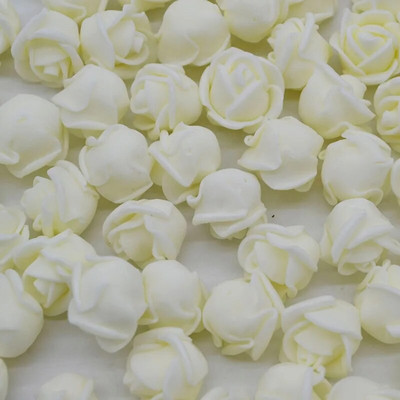 50/100/200 buc 2 cm mini trandafir din spumă pentru urs capete de flori artificiale cutie de cadouri artizanală pentru nuntă coroană decorativă decor acasă