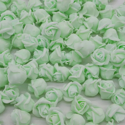 50/100/200 buc 2 cm mini trandafir din spumă pentru urs capete de flori artificiale cutie de cadouri artizanală pentru nuntă coroană decorativă decor acasă