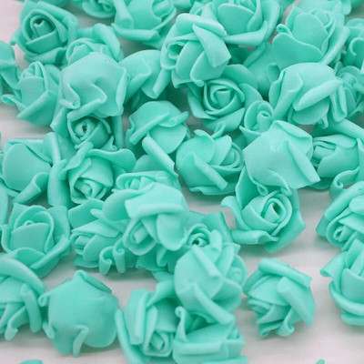50/100/200 buc 2 cm mini trandafir din spumă pentru urs capete de flori artificiale cutie de cadouri artizanală pentru nuntă coroană decorativă decor acasă