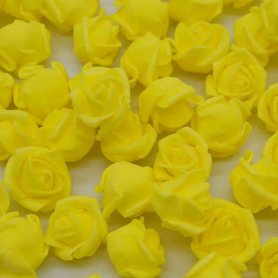 50/100/200 buc 2 cm mini trandafir din spumă pentru urs capete de flori artificiale cutie de cadouri artizanală pentru nuntă coroană decorativă decor acasă