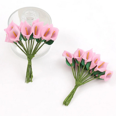 Mini umjetno cvijeće PE pjena Lažni cvijet za uređenje doma Party Dekoracija vjenčanja DIY Craft Girlland Spomenar Poklon pribor