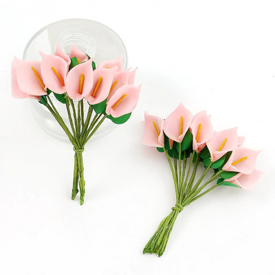 Mini umjetno cvijeće PE pjena Lažni cvijet za uređenje doma Party Dekoracija vjenčanja DIY Craft Girlland Spomenar Poklon pribor