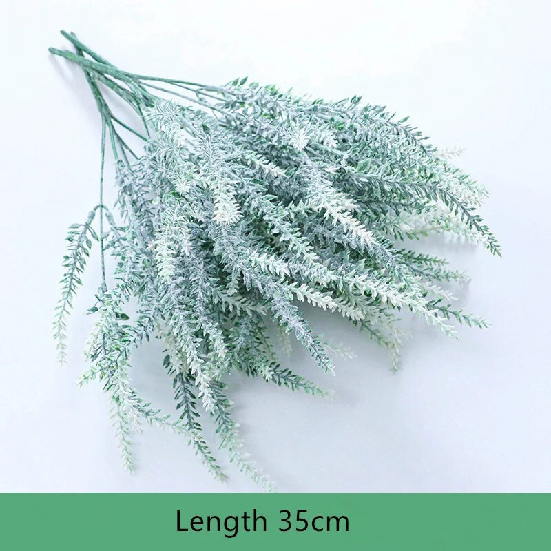 Mākslīgie ziedi Flocked Plastmasas lavandas saišķis Viltus augi Kāzu dekors Līgavas pušķis iekštelpu āra mājas dekorēšana