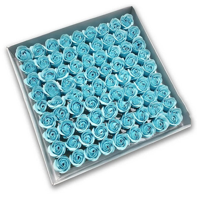 81db/tétel Rose Bath Body Virág Virágos Szappan Illatos Rózsa Virág Esszenciális Esküvői Valentin-napi Ajándék Virágtartó