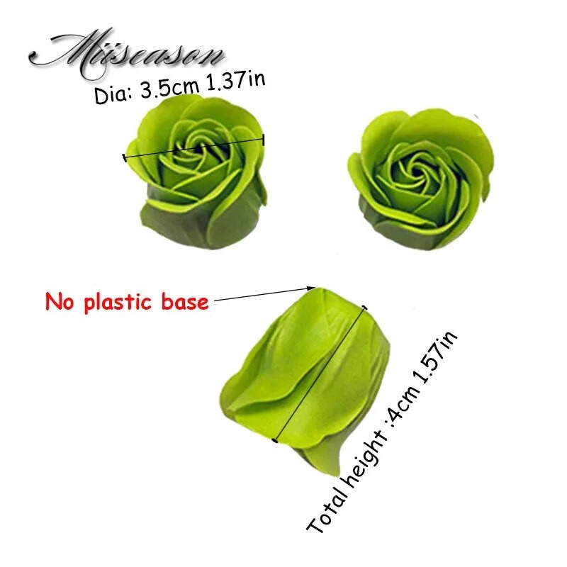 81db/tétel Rose Bath Body Virág Virágos Szappan Illatos Rózsa Virág Esszenciális Esküvői Valentin-napi Ajándék Virágtartó