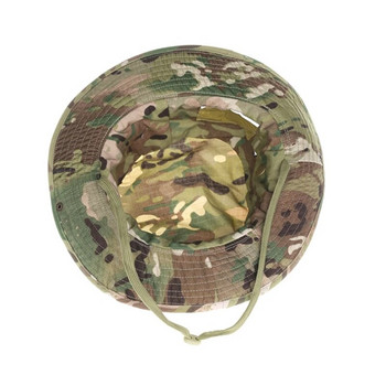 Military Tactical Cap Men Camouflage Boonie Hat Sun Protector Paintball εξωτερικού χώρου Airsoft Army Training Ψάρεμα Κυνήγι Καπέλο πεζοπορίας