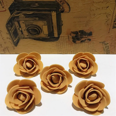 25-250 kom. Umjetne glavice ruža od pjene 3,5 cm Umjetno cvijeće za medvjedić ruže Poklon za Valentinovo Svadbena zabava Cvjetni ukrasi